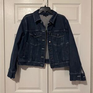 Universal Standard Dark Blue Jean Jacket